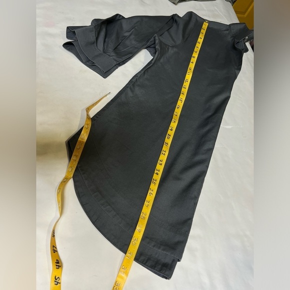 CLARIDGE & KING Gray mandarin‎ collar tunic top size L - Picture 13 of 13